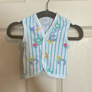 Vintage Spencer’s Baby Vest. Size 3 months